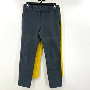 Loft Lot of 2 Marisa Gray and Chartreuse Pants Women's 2P
